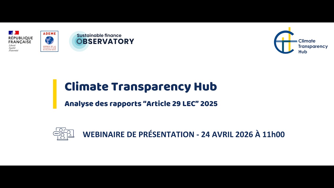 [Webinaire] Rapport CTH 2025 : Analyse des rapports "Art. 29 LEC" des investisseurs français