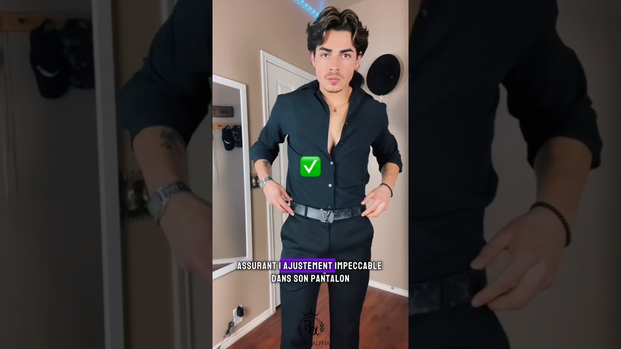 Petite astuce pour rentrer sa chemise de la manière la plus élégante qui soit