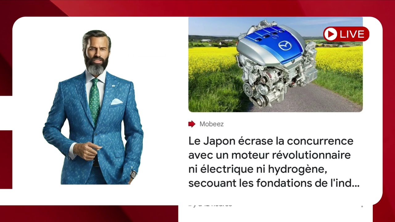 Révolution Automobile : Le Japon Présente un Moteur Innovant qui Redéfinit l'Industrie