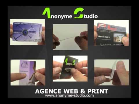 Création et impression de cartes de visite