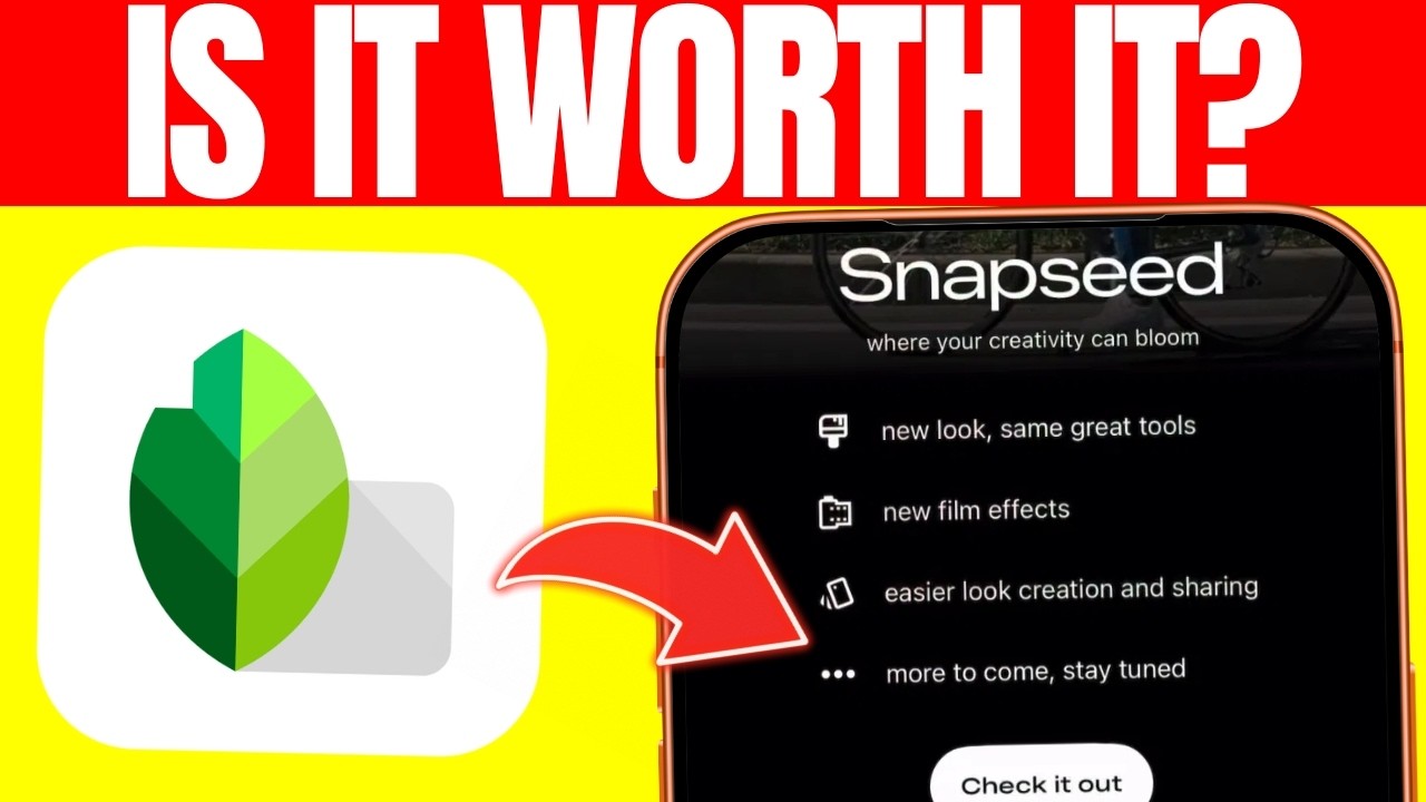 ✅ Is Snapseed Worth It in 2026? | The Best FREE Photo Editing App?