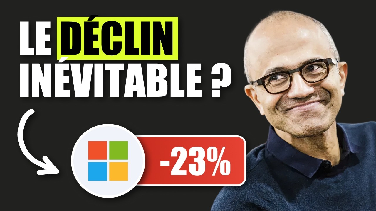Microsoft : -23% en Bourse. Opportunité ou Déclin du Géant ?