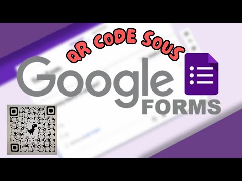 Créer un QR code pour un google Form