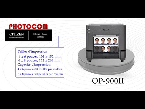 OP900II - Imprimante photo couleur à sublimation thermique