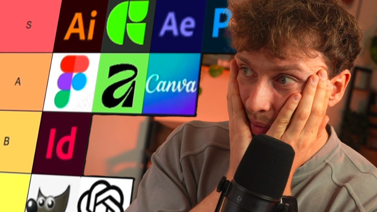 Les MEILLEURS logiciels de graphisme en 2026 (Tier List complète)