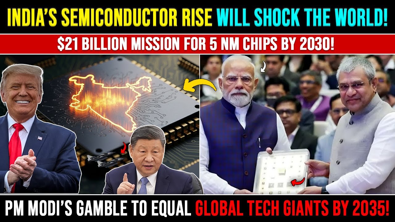 Can India DOMINATE Semiconductor Technology Like China & US? | India Semiconductor | Indian Economy