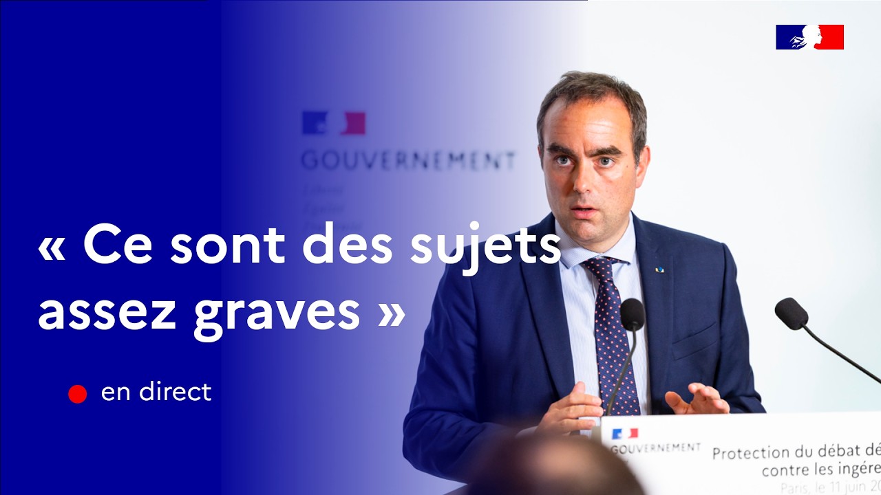 Ingérences : conférence de presse du Premier ministre