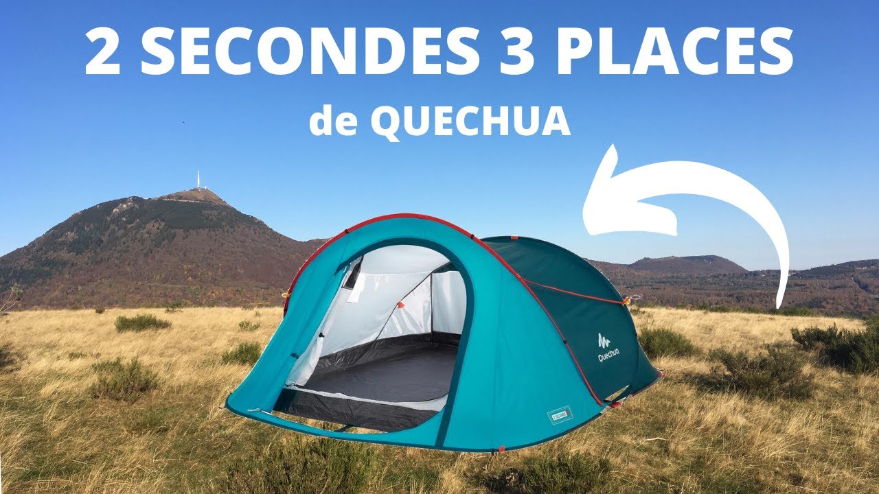 LA TENTE 2 SECONDES 3 PLACES QUECHUA (TEST&AVIS)