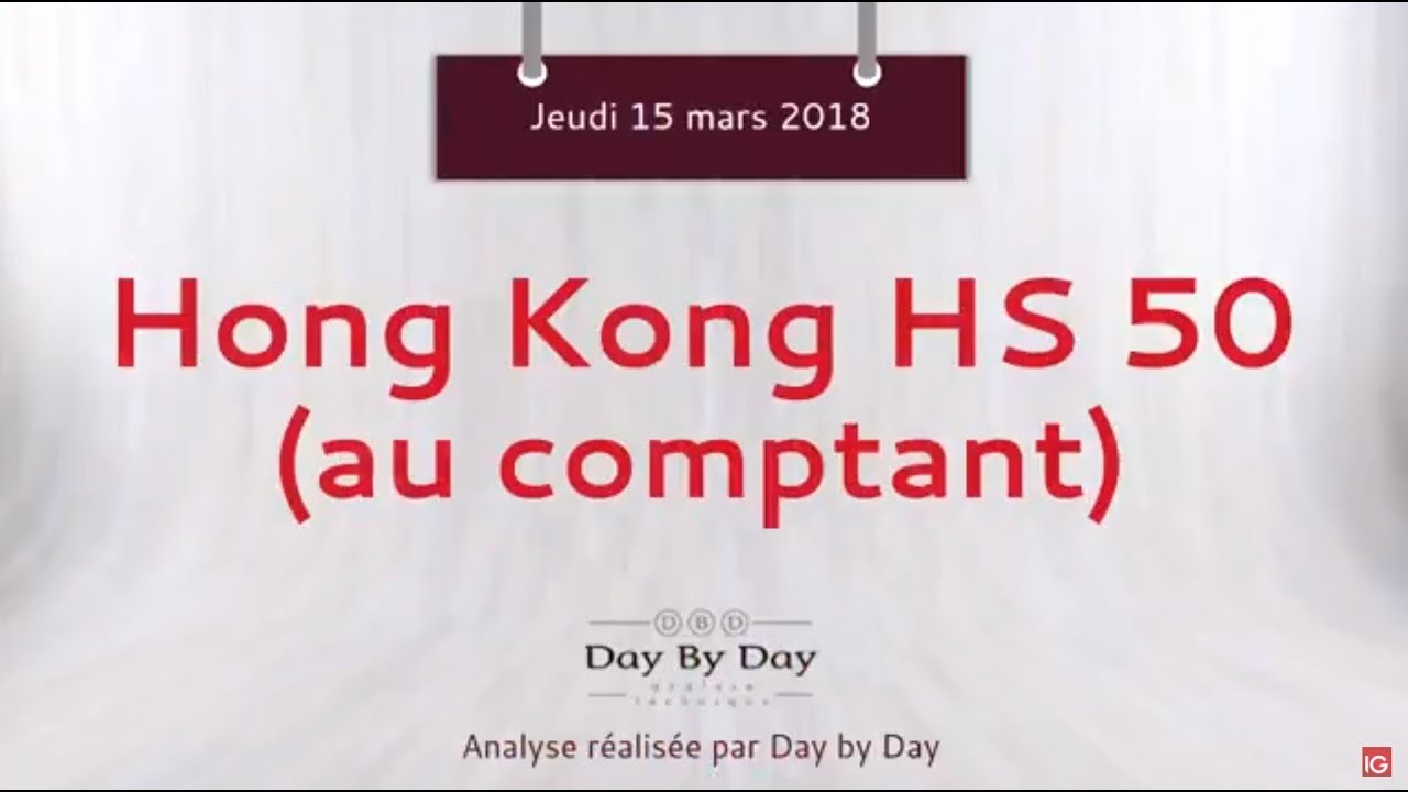 Achat Hong Kong HS 50 - Idée de trading IG 15.03.2018