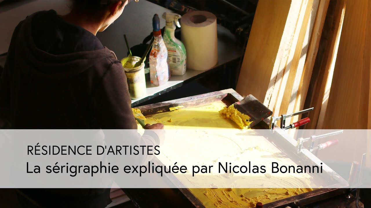 La sérigraphie expliquée par Nicolas Bonanni | Serie-graph-e