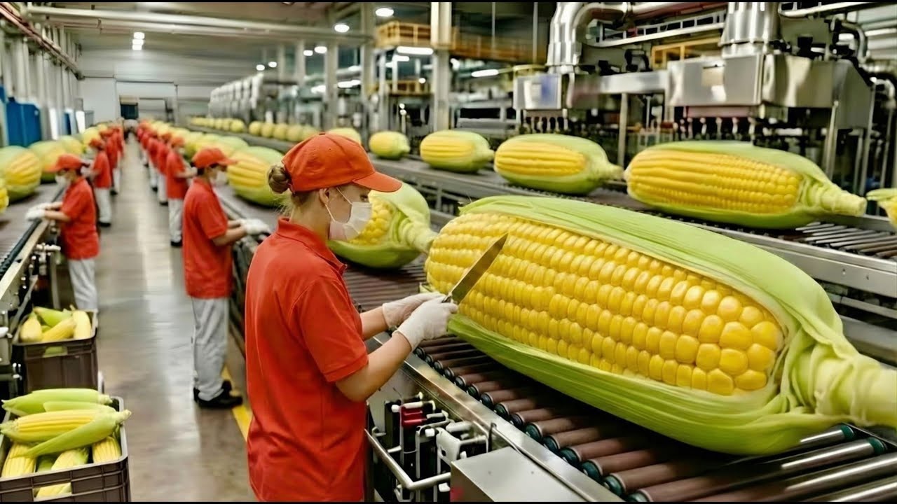 How Popcorn Is Mass Produced Inside a Factory: From corn on the cob to crispy popcorn (Full Process)