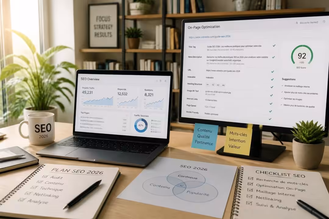 découvrez la définition du seo on-page et les meilleures pratiques à adopter en 2026 pour optimiser efficacement votre site web et améliorer votre référencement naturel.